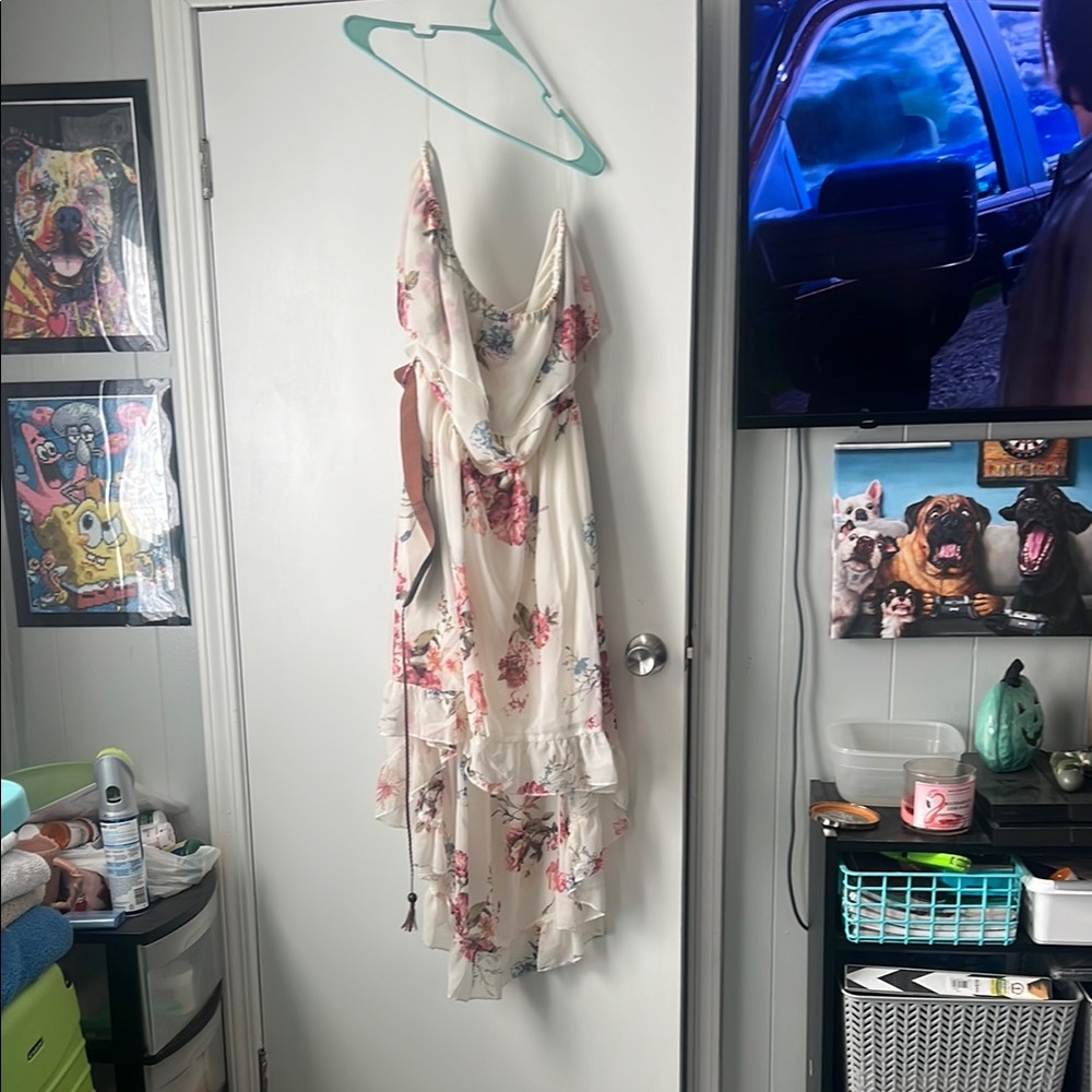 Floral Cream Dress